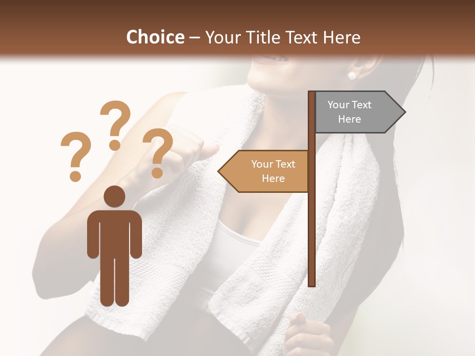 New White Exercise PowerPoint Template