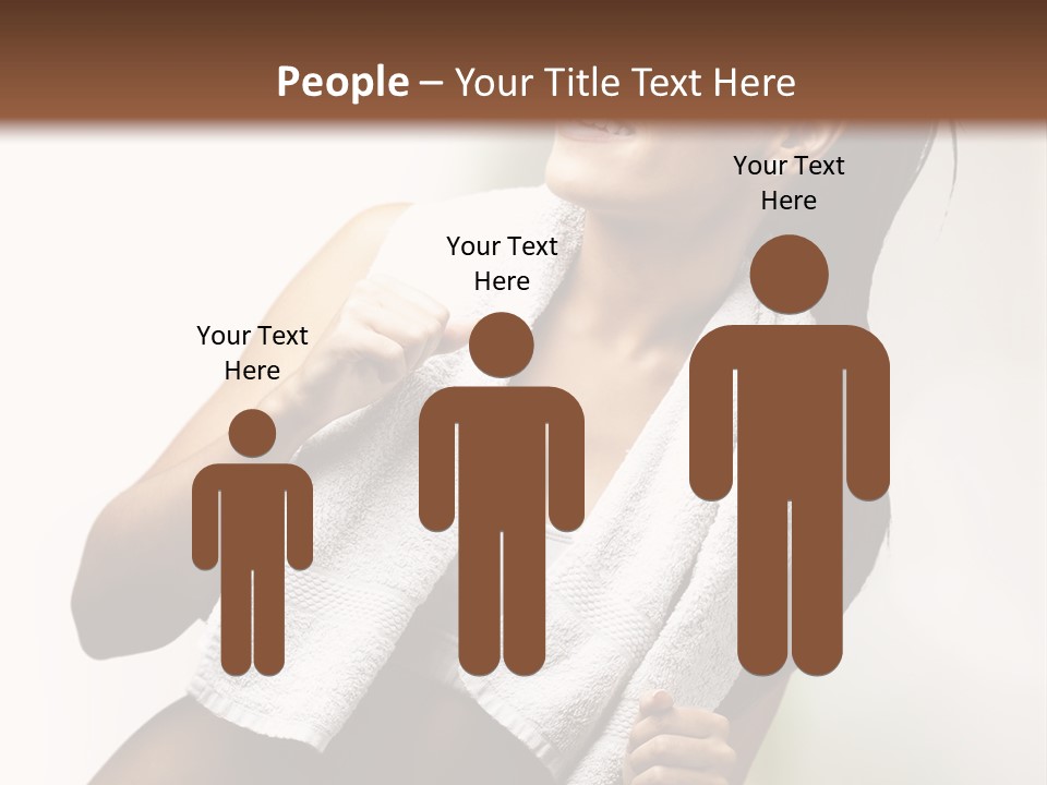 New White Exercise PowerPoint Template