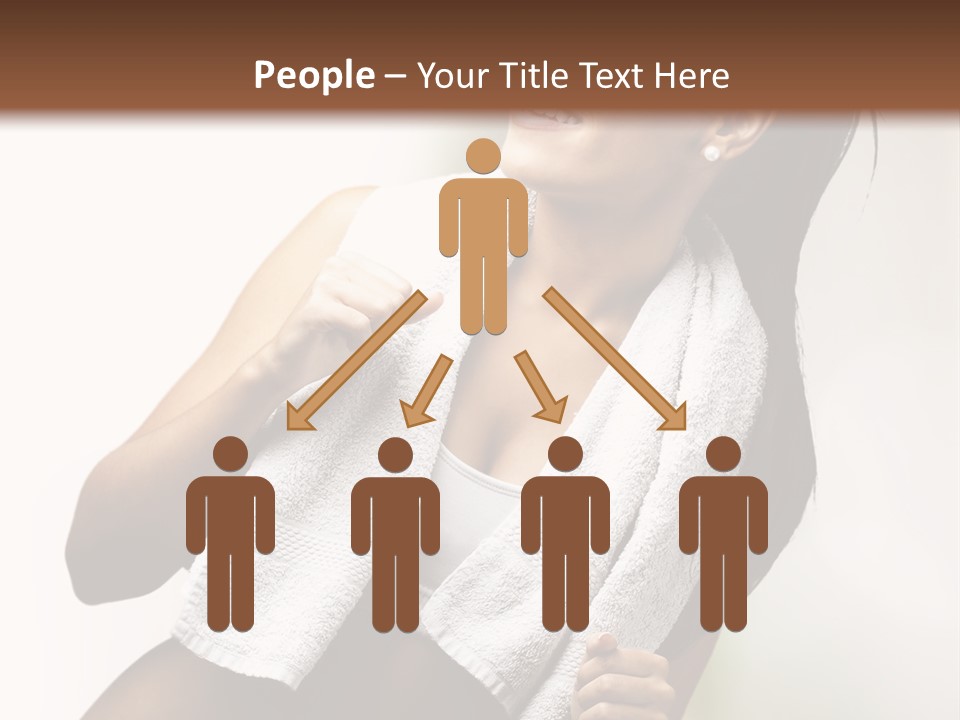 New White Exercise PowerPoint Template