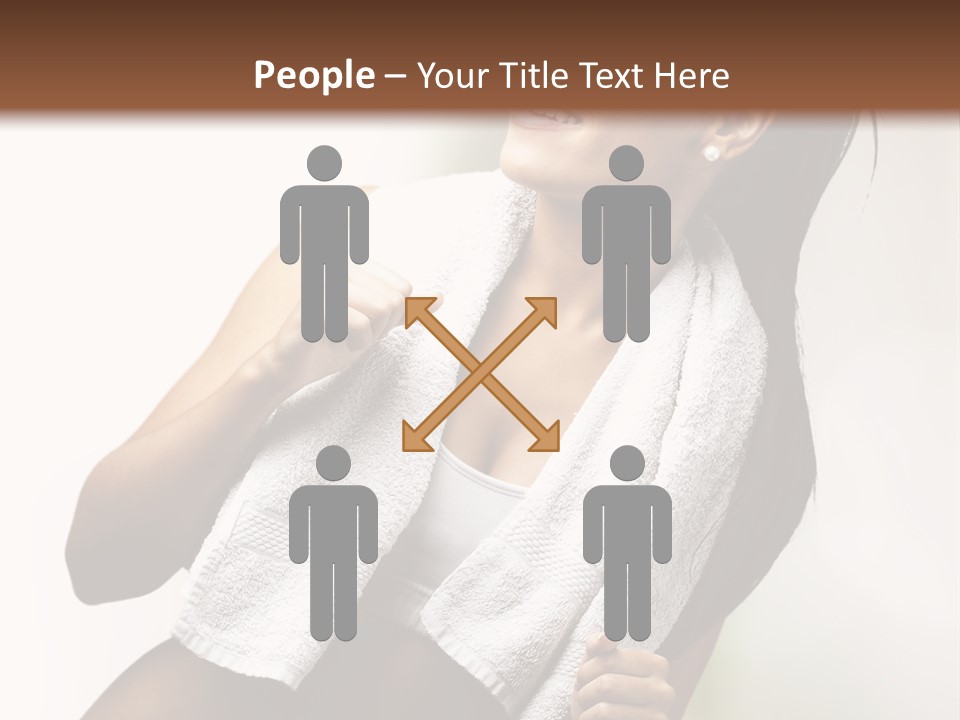 New White Exercise PowerPoint Template