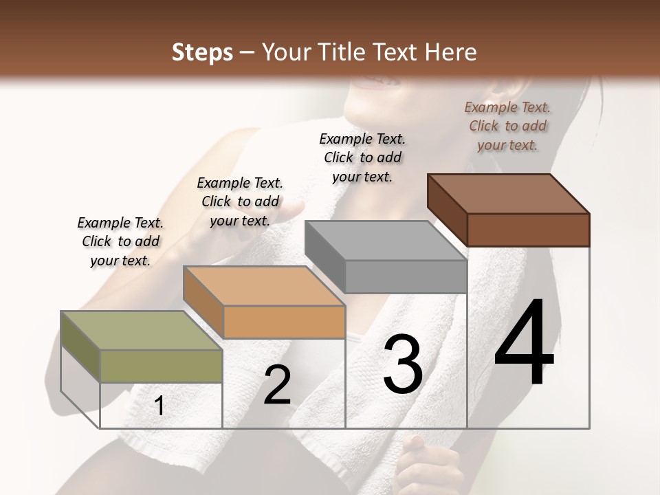 New White Exercise PowerPoint Template