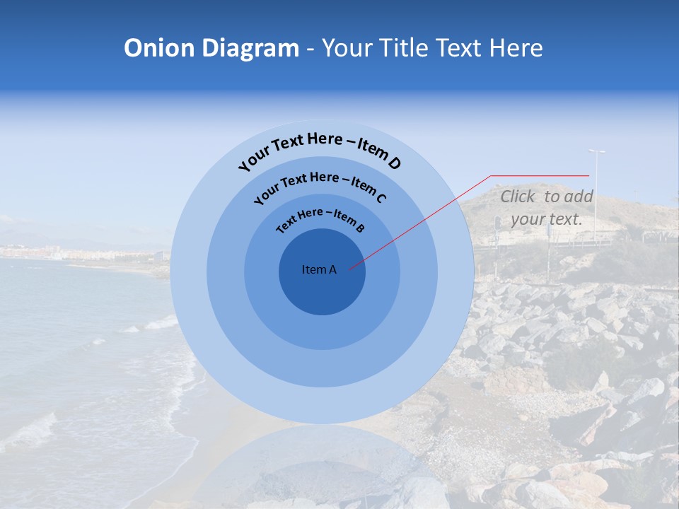 Blue Beach Spain PowerPoint Template