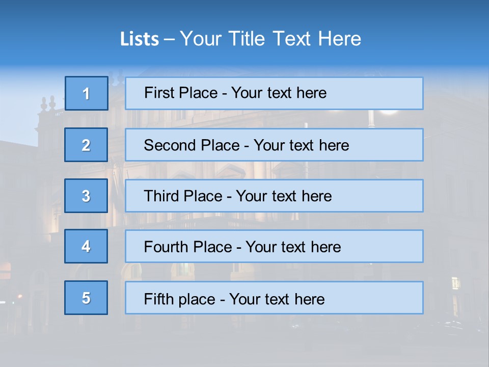 Academy Performance Music PowerPoint Template