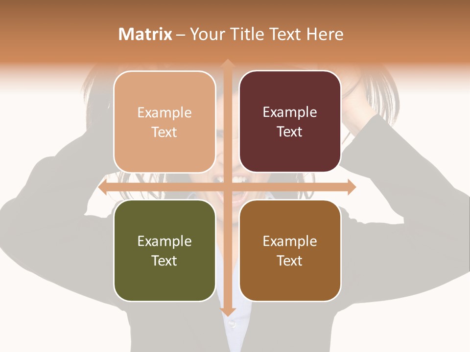 Sore Migraine Despair PowerPoint Template