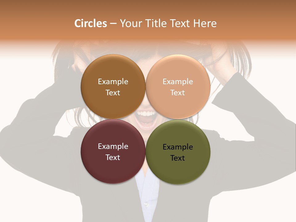 Sore Migraine Despair PowerPoint Template