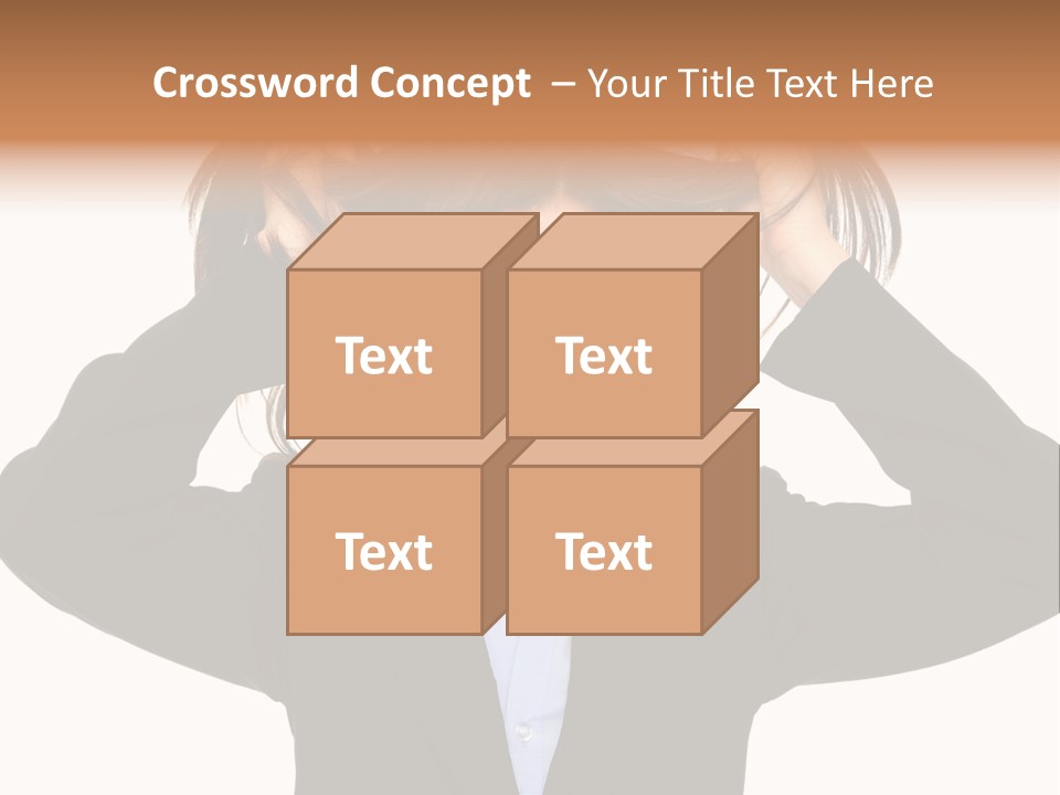 Sore Migraine Despair PowerPoint Template