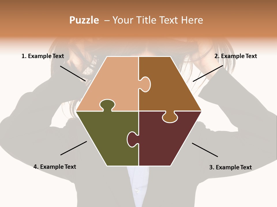 Sore Migraine Despair PowerPoint Template