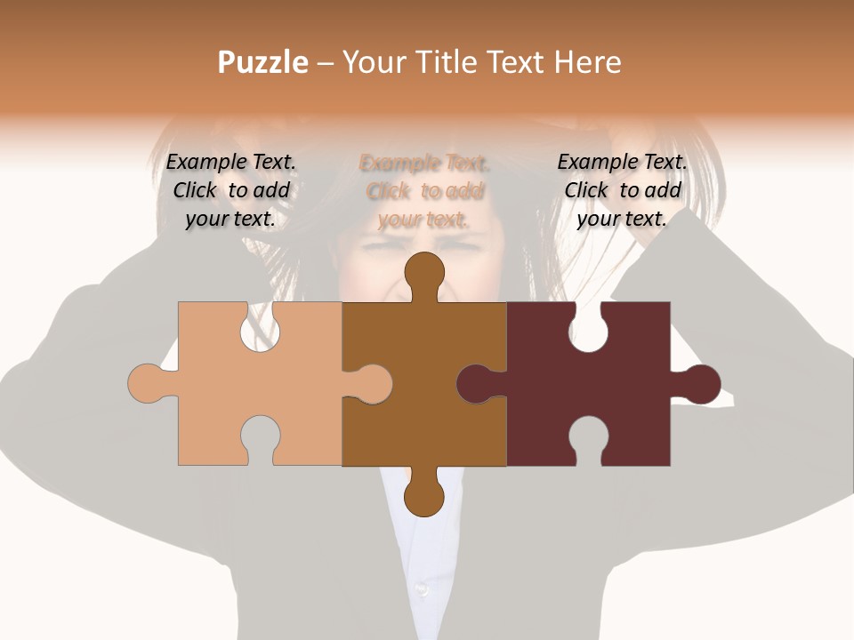 Sore Migraine Despair PowerPoint Template