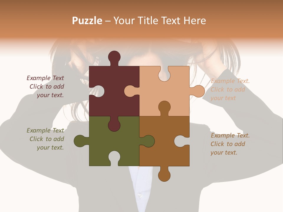 Sore Migraine Despair PowerPoint Template