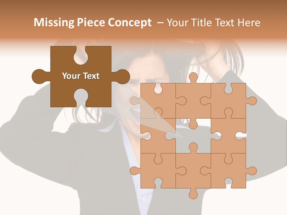 Sore Migraine Despair PowerPoint Template