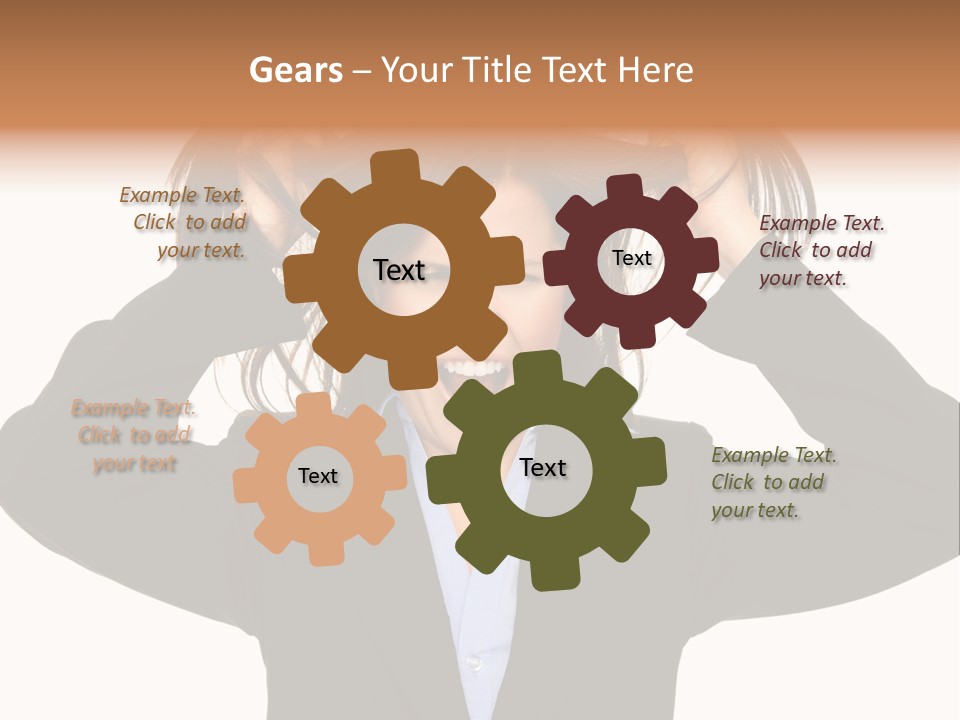 Sore Migraine Despair PowerPoint Template