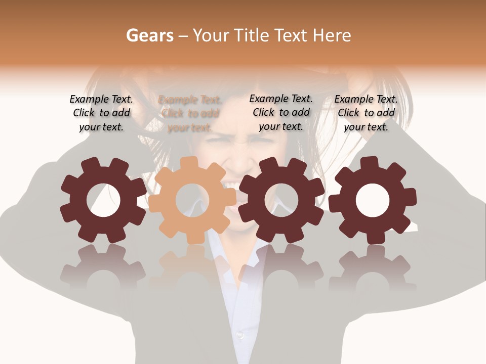 Sore Migraine Despair PowerPoint Template