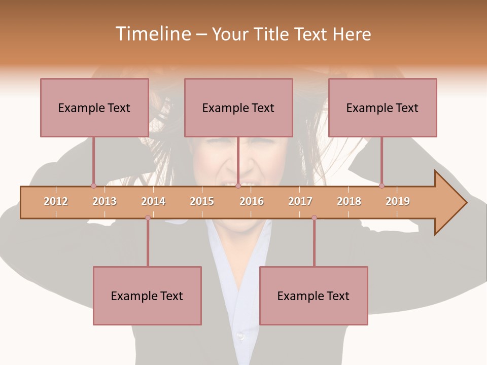 Sore Migraine Despair PowerPoint Template