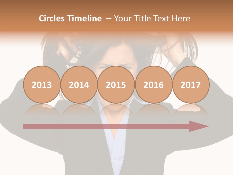 Sore Migraine Despair PowerPoint Template