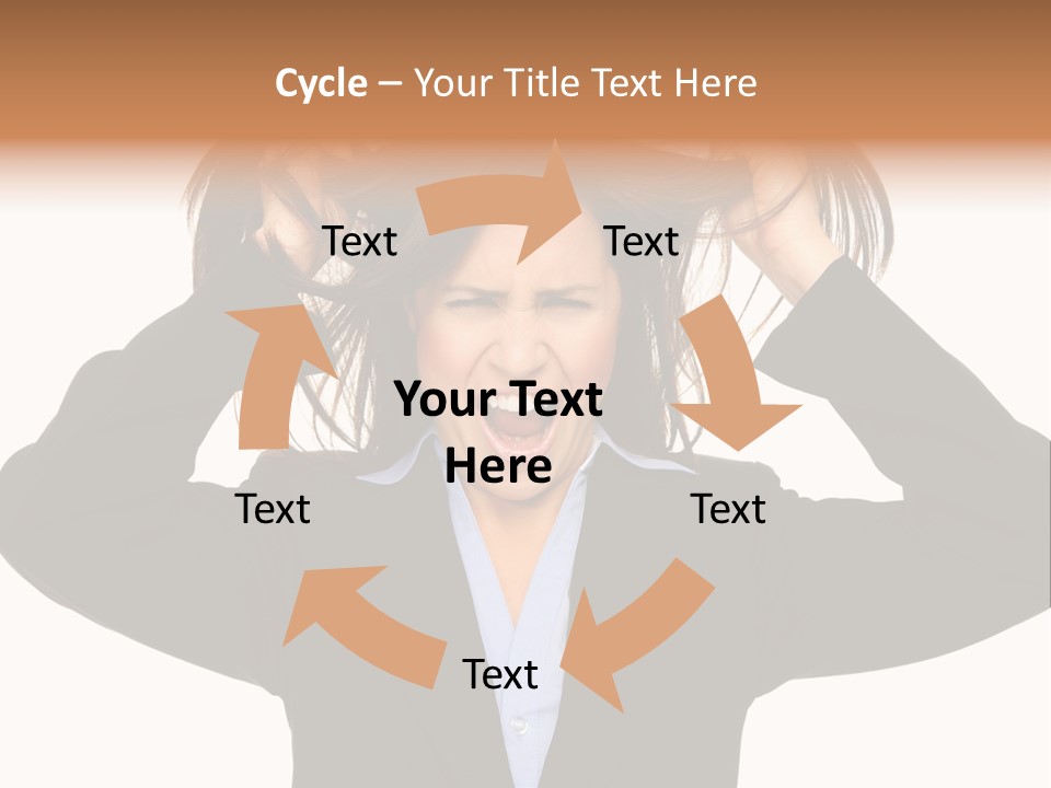 Sore Migraine Despair PowerPoint Template