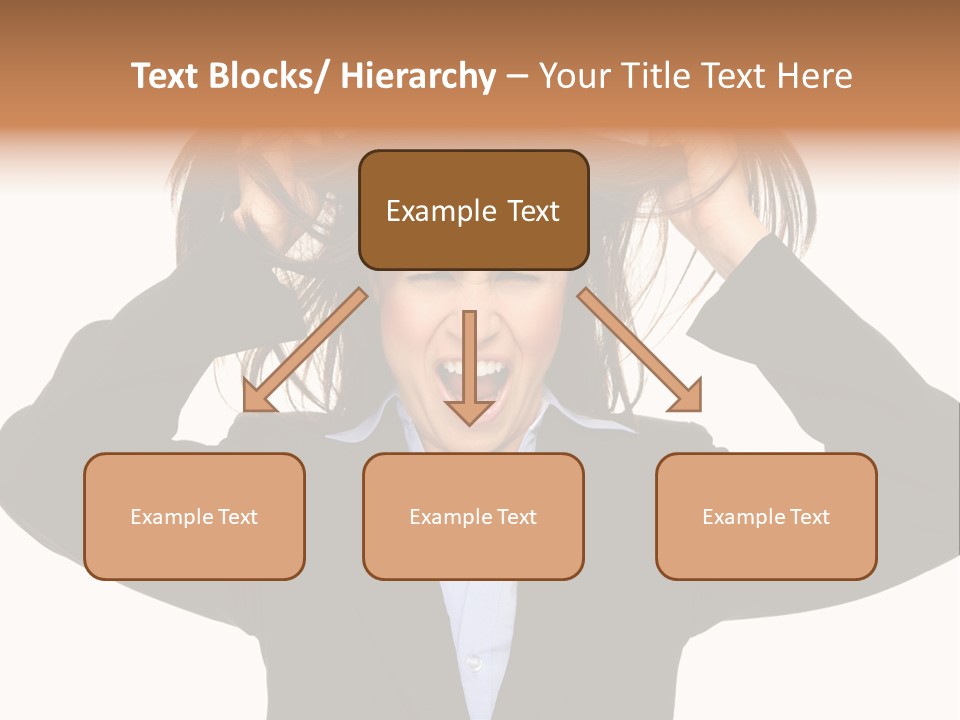 Sore Migraine Despair PowerPoint Template
