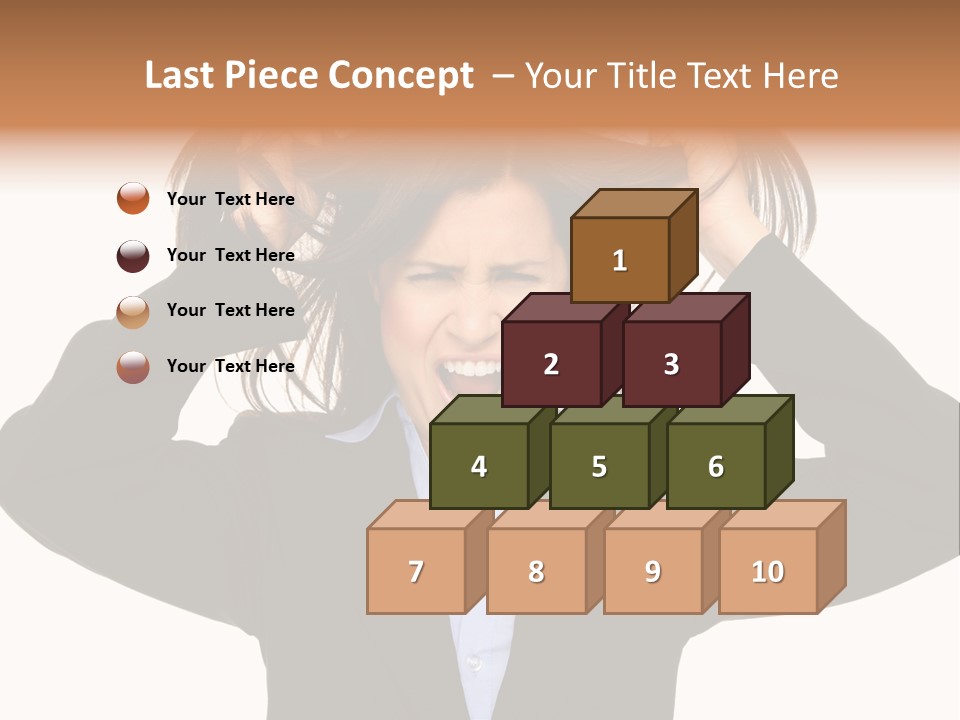 Sore Migraine Despair PowerPoint Template