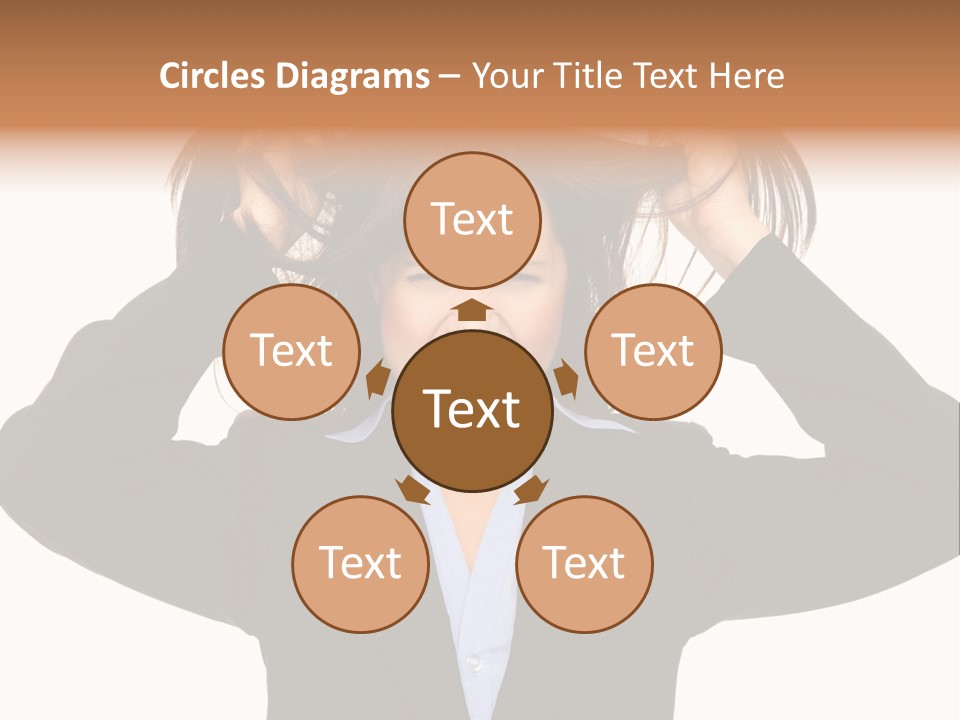 Sore Migraine Despair PowerPoint Template