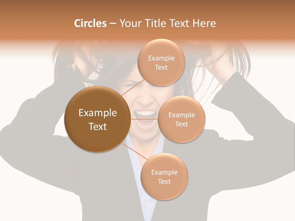 Sore Migraine Despair PowerPoint Template