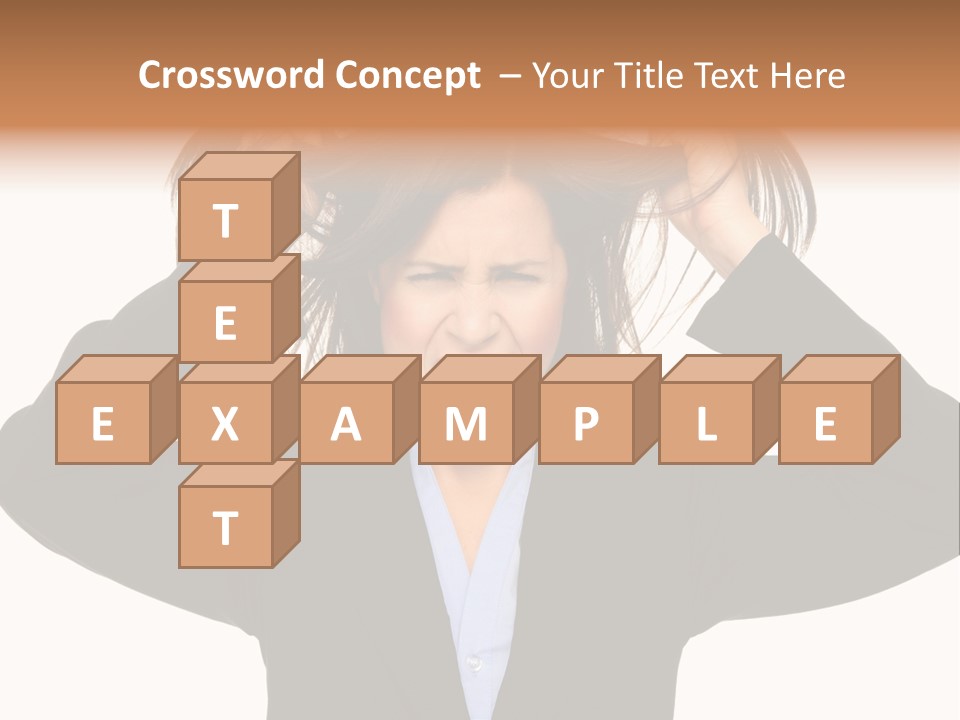 Sore Migraine Despair PowerPoint Template