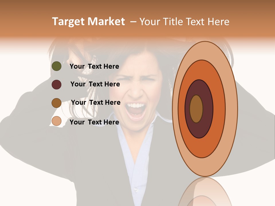 Sore Migraine Despair PowerPoint Template