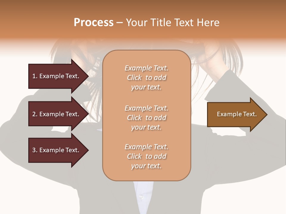 Sore Migraine Despair PowerPoint Template