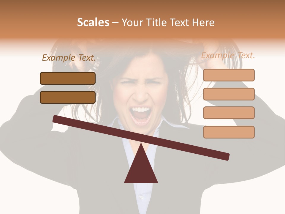 Sore Migraine Despair PowerPoint Template