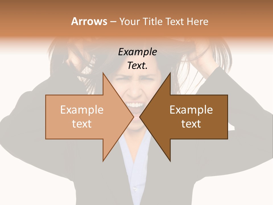 Sore Migraine Despair PowerPoint Template