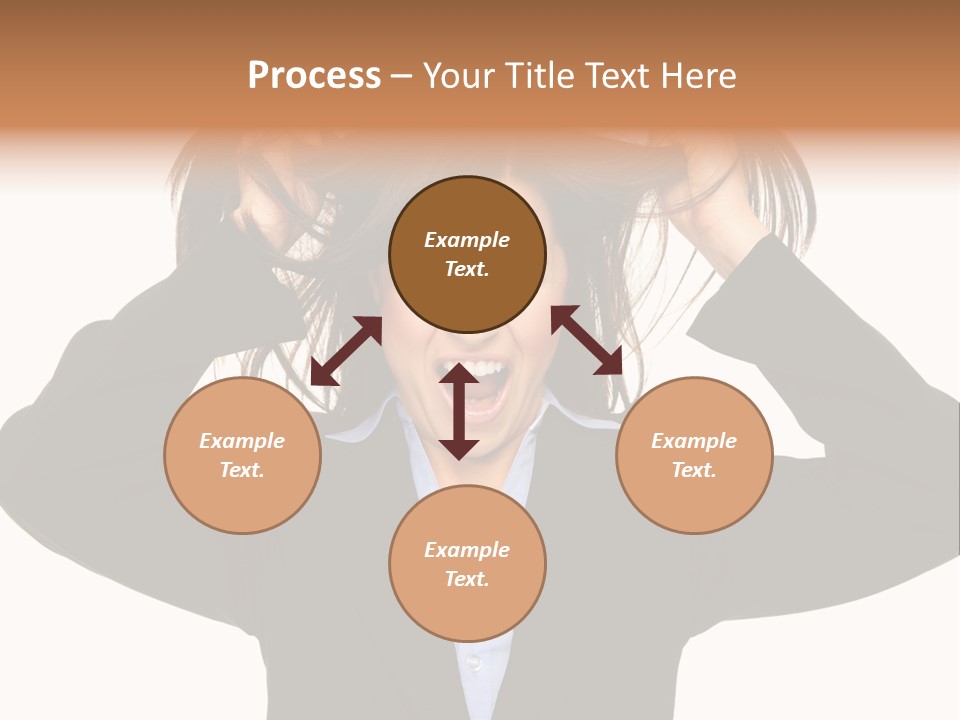 Sore Migraine Despair PowerPoint Template