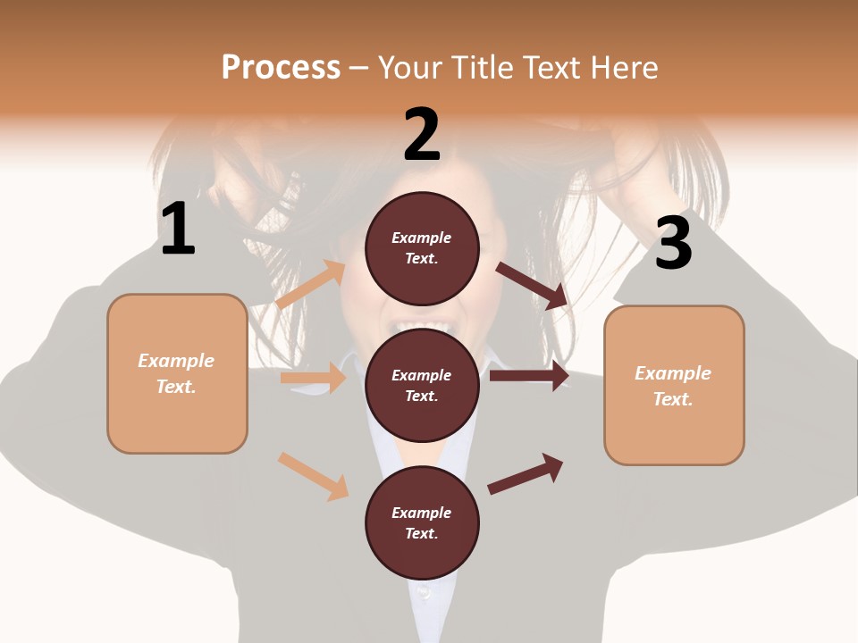 Sore Migraine Despair PowerPoint Template