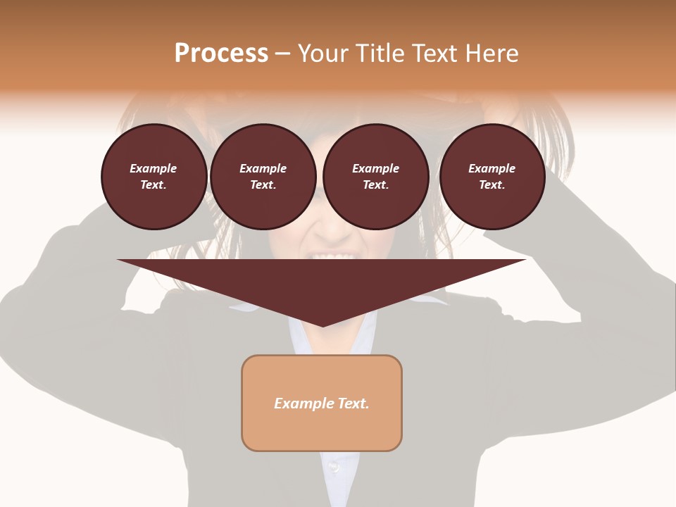 Sore Migraine Despair PowerPoint Template