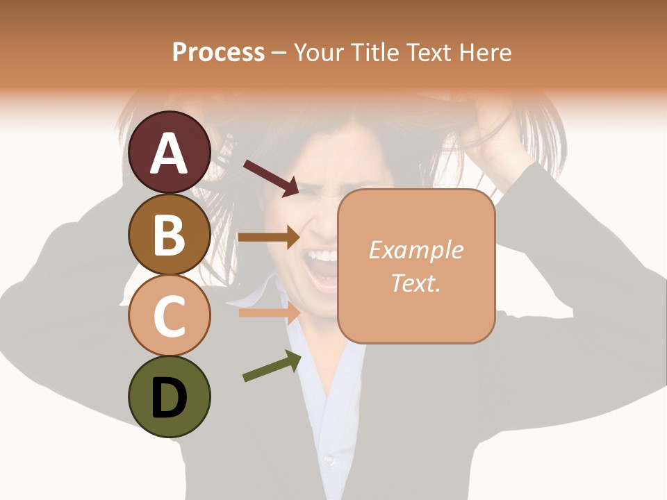 Sore Migraine Despair PowerPoint Template