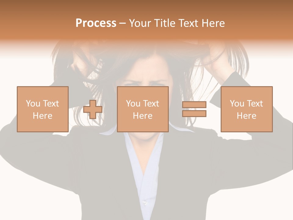 Sore Migraine Despair PowerPoint Template