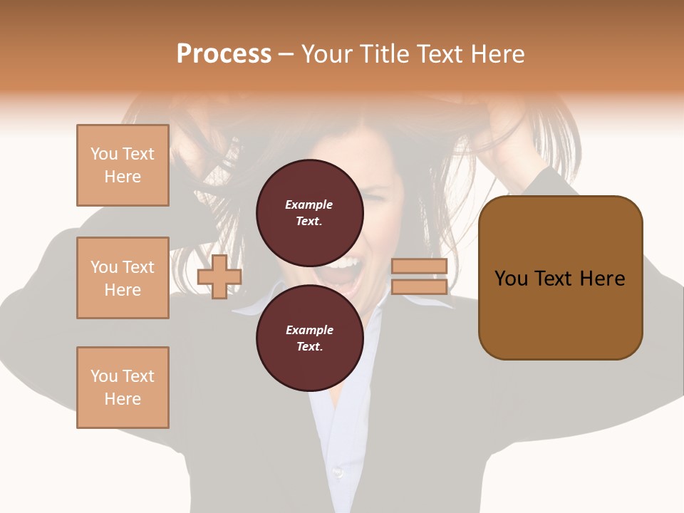 Sore Migraine Despair PowerPoint Template