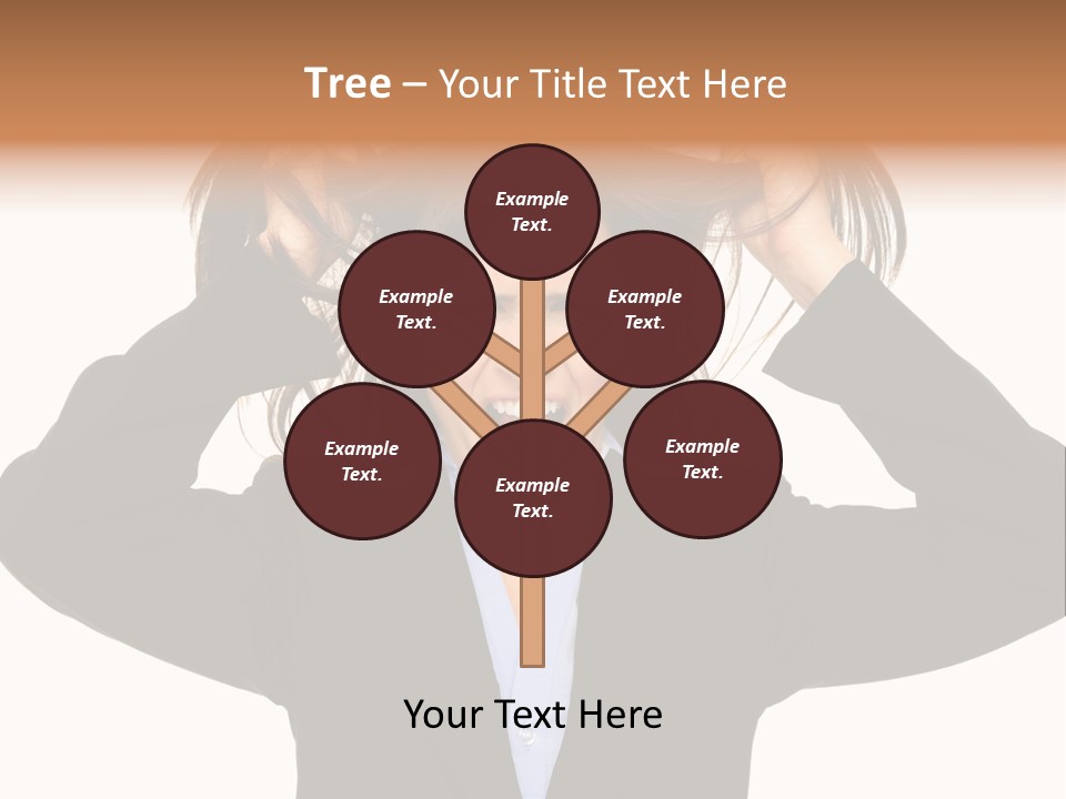 Sore Migraine Despair PowerPoint Template