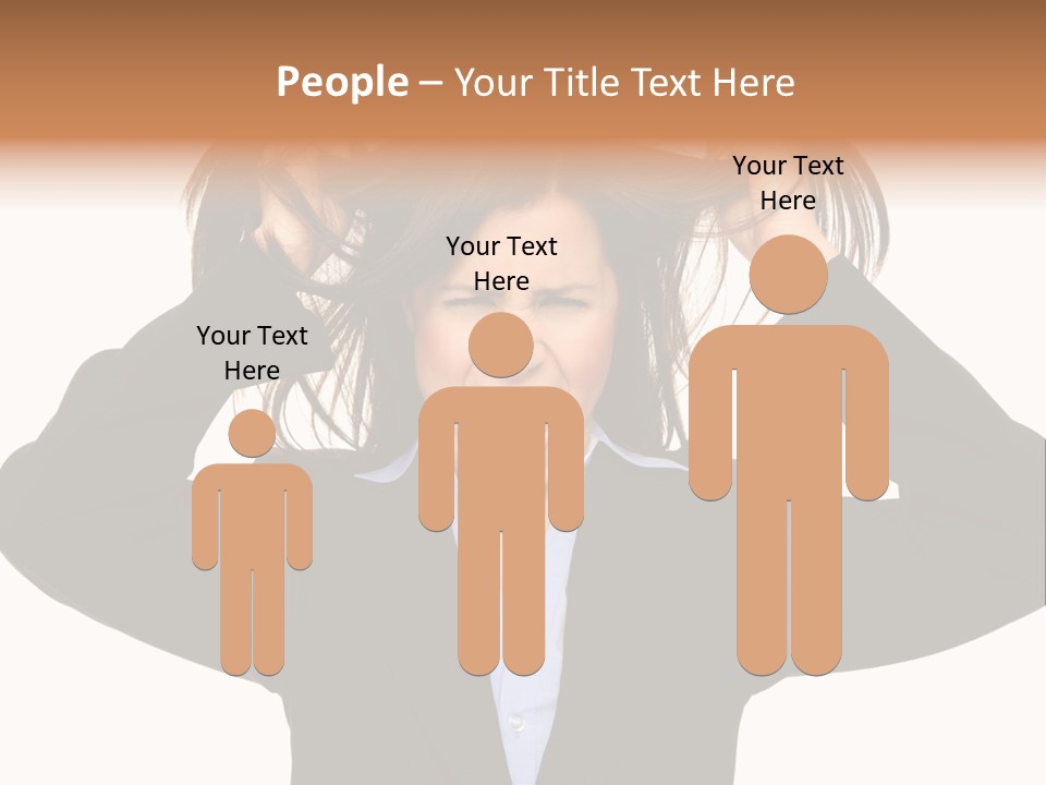 Sore Migraine Despair PowerPoint Template