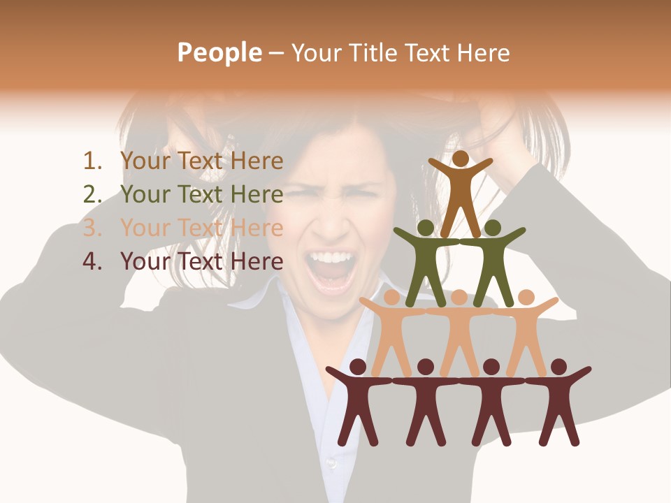 Sore Migraine Despair PowerPoint Template