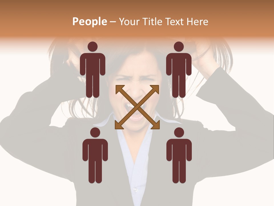 Sore Migraine Despair PowerPoint Template