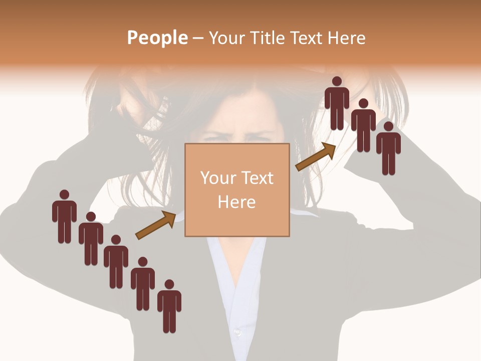 Sore Migraine Despair PowerPoint Template