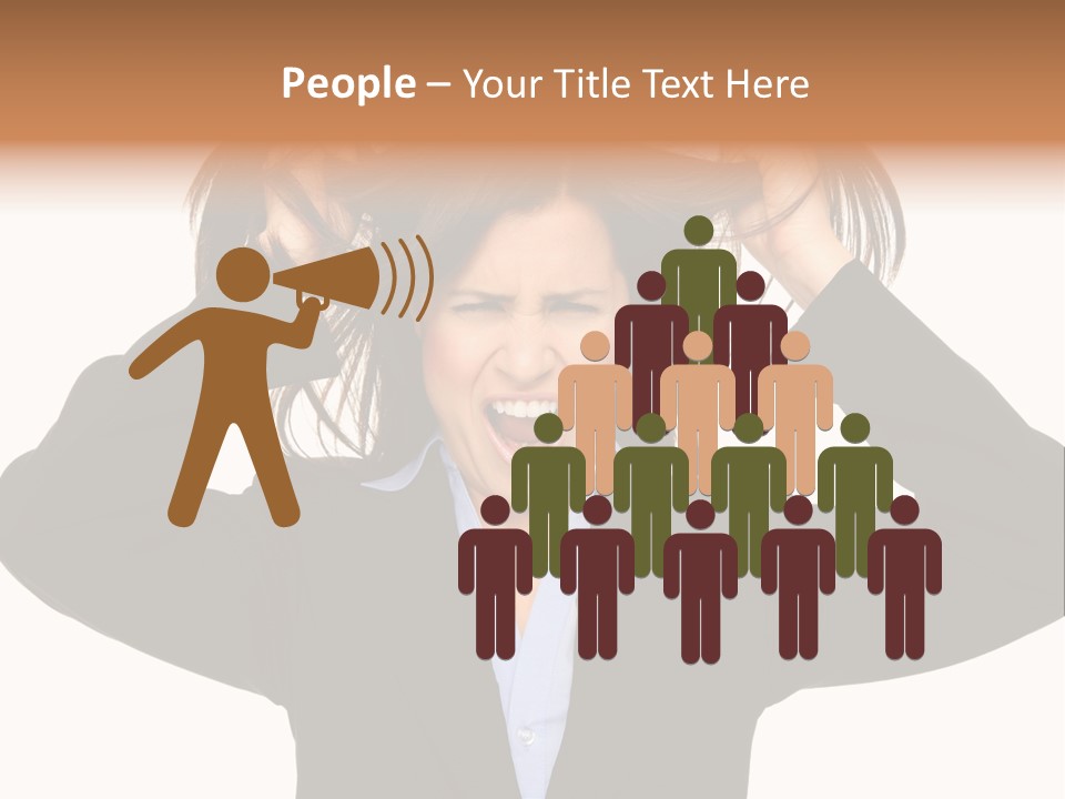 Sore Migraine Despair PowerPoint Template