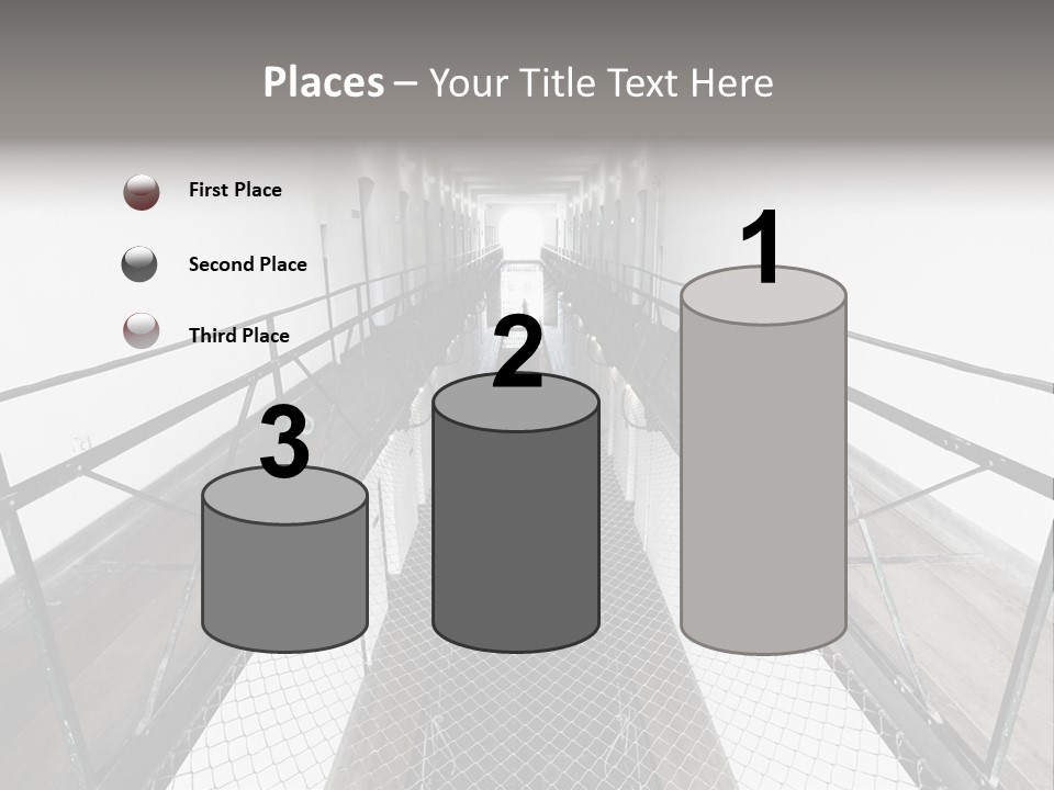 Architecture Incarceration Shadow PowerPoint Template