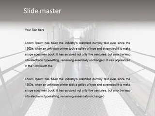 Architecture Incarceration Shadow PowerPoint Template