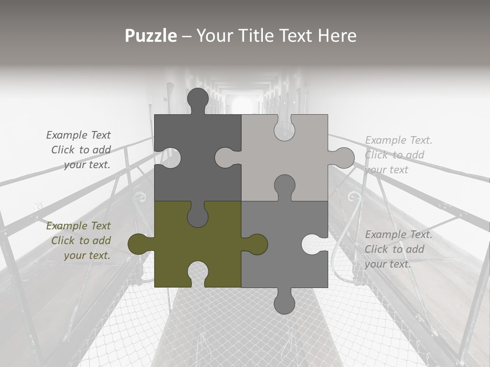 Architecture Incarceration Shadow PowerPoint Template