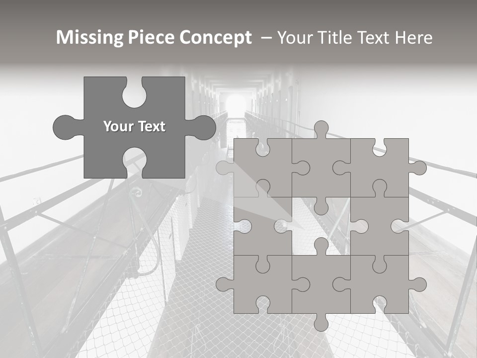 Architecture Incarceration Shadow PowerPoint Template