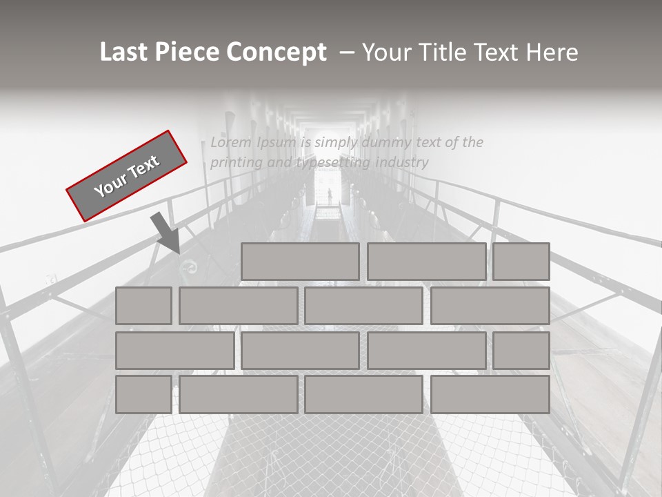 Architecture Incarceration Shadow PowerPoint Template