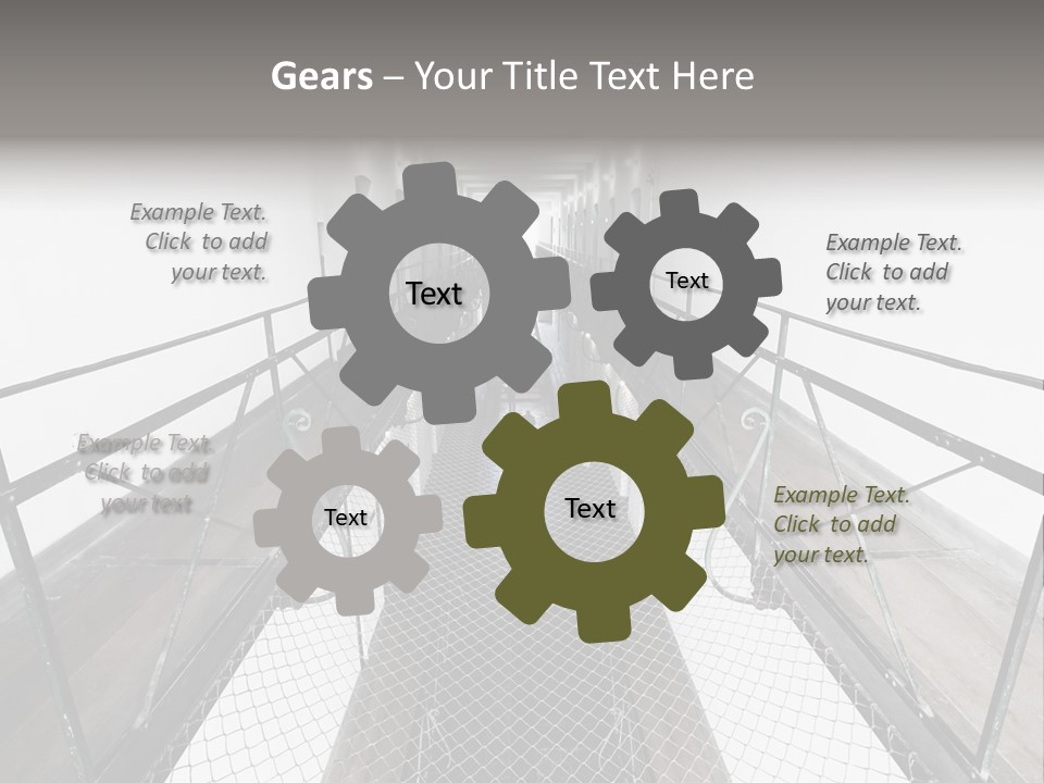 Architecture Incarceration Shadow PowerPoint Template