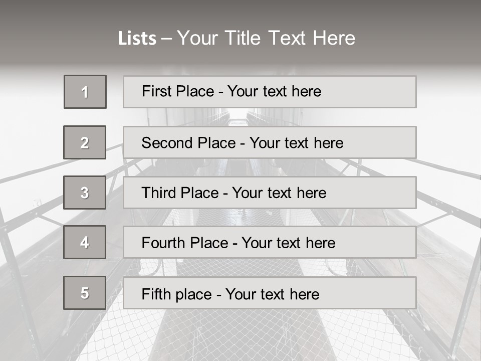 Architecture Incarceration Shadow PowerPoint Template