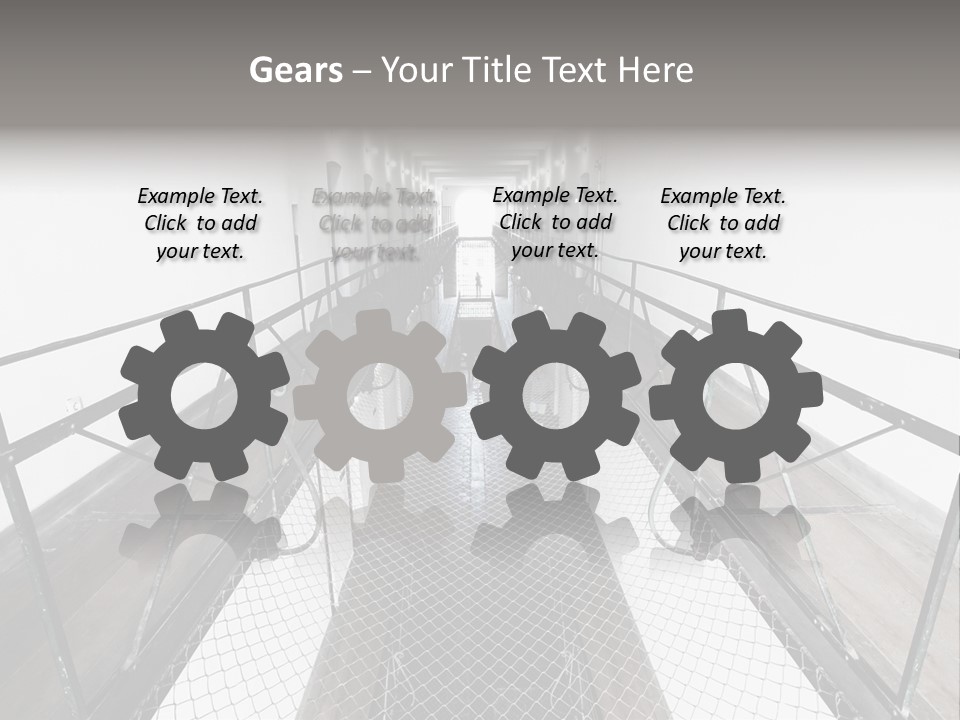 Architecture Incarceration Shadow PowerPoint Template