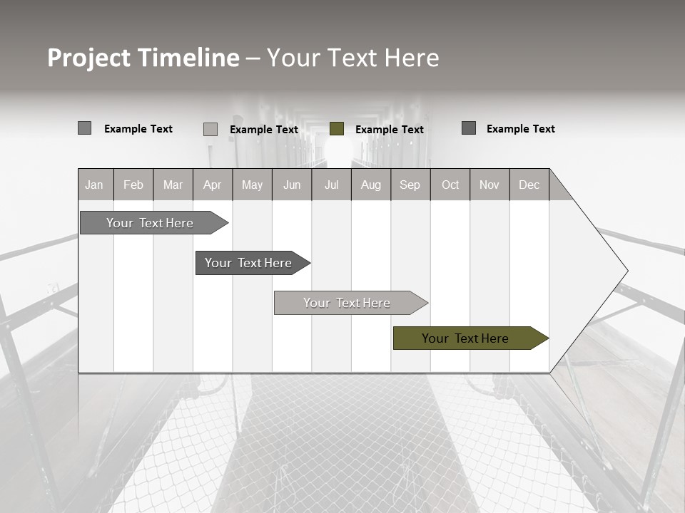 Architecture Incarceration Shadow PowerPoint Template