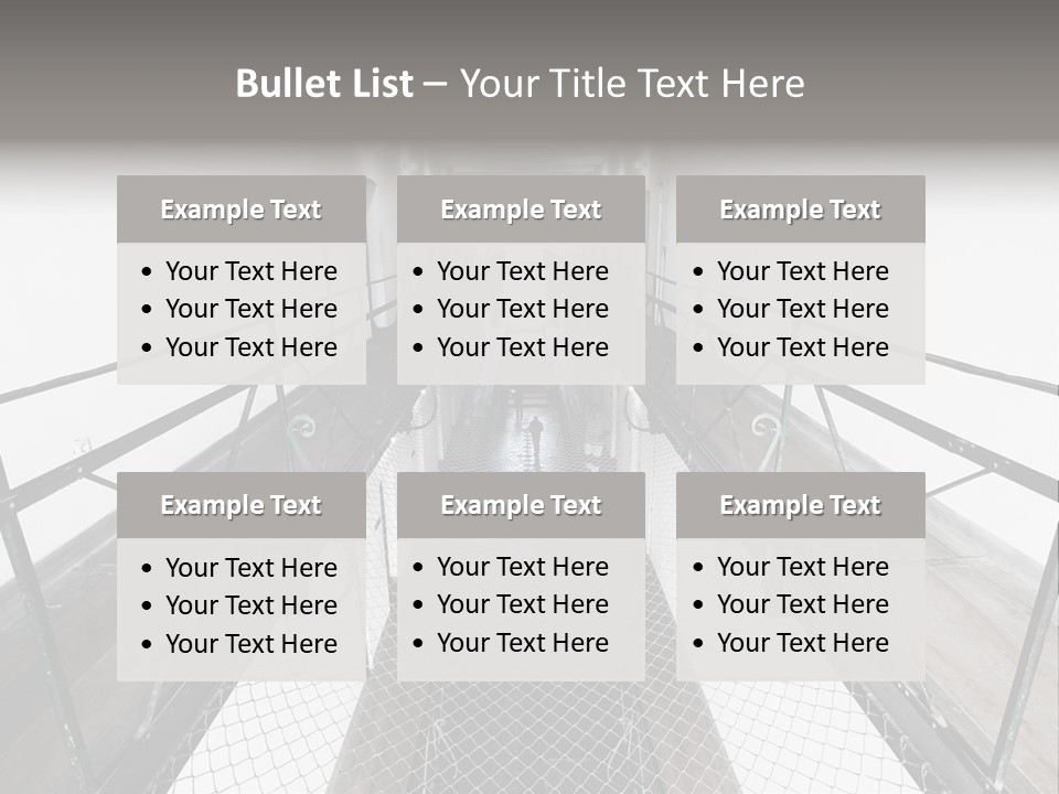 Architecture Incarceration Shadow PowerPoint Template